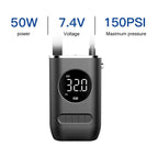 Mini Compresor b-equip Inflador Auto 70W 150 Psi Linterna Cargador