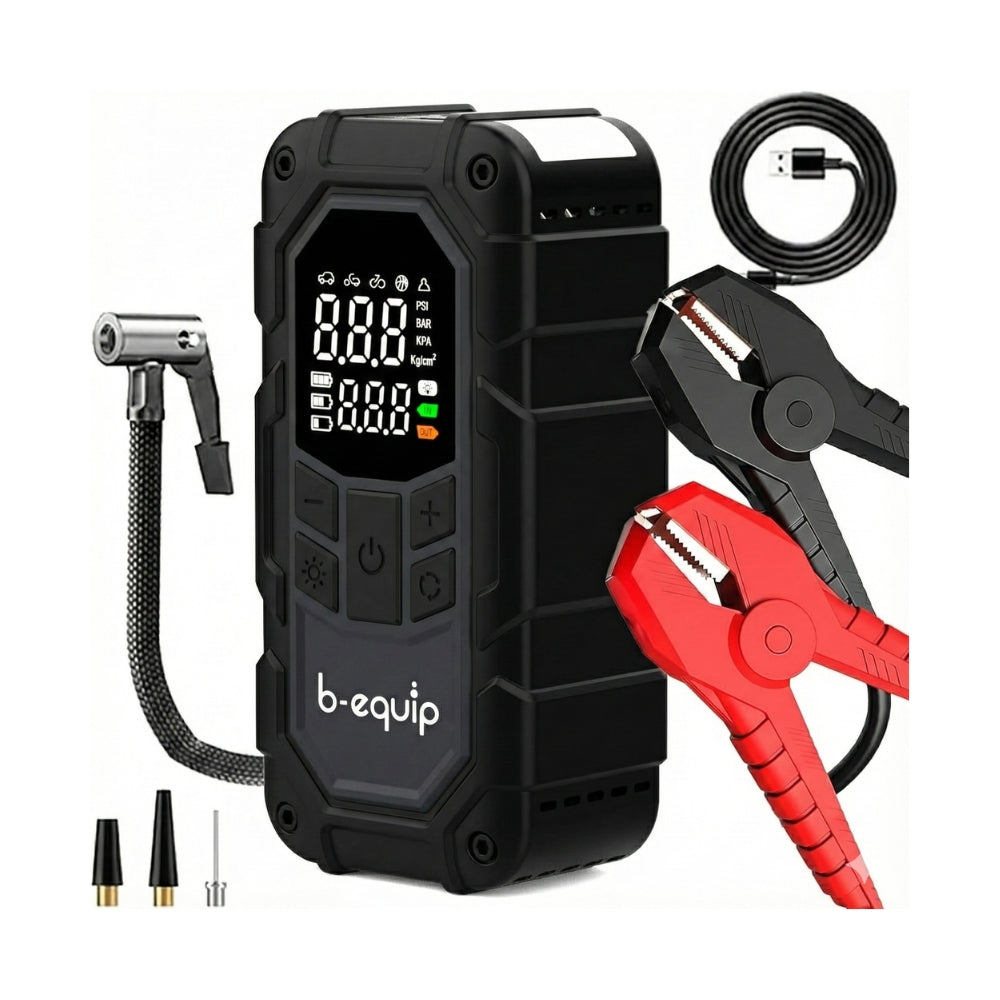 Arrancardor Compresor B-equip Portatil Bateira de Emergencia Recargable