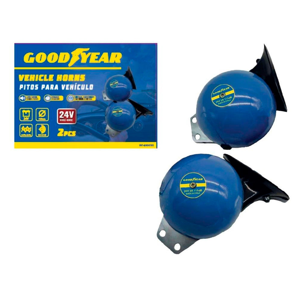 Claxon Good Year Caracol 24v 300Hz - 400Hz 2Pcs