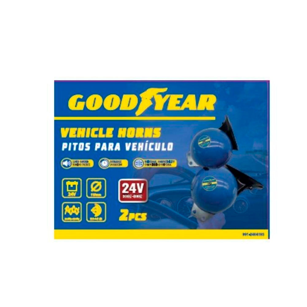 Claxon Good Year Caracol 24v 300Hz - 400Hz 2Pcs