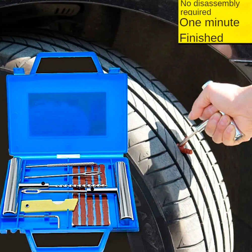 Kit Reparacion Llanta Profesional Auto Moto Coche Neumatico