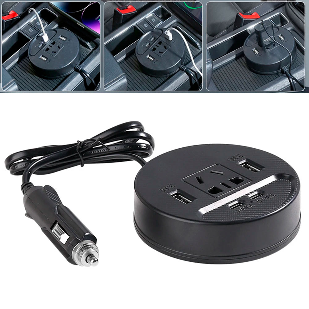 Convertidor Voltaje de 12V 24V Inversor de 150W