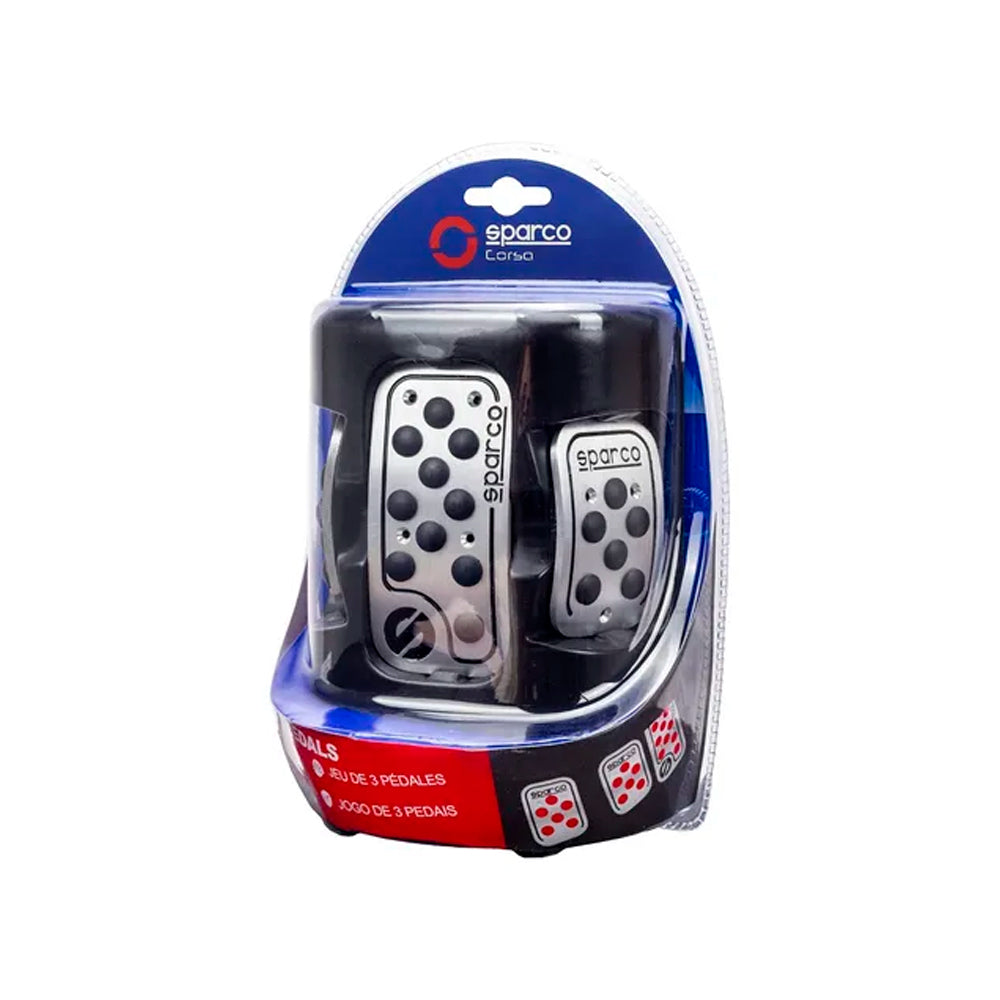 Set de Pedales SParco Aluminio Goma SPC406
