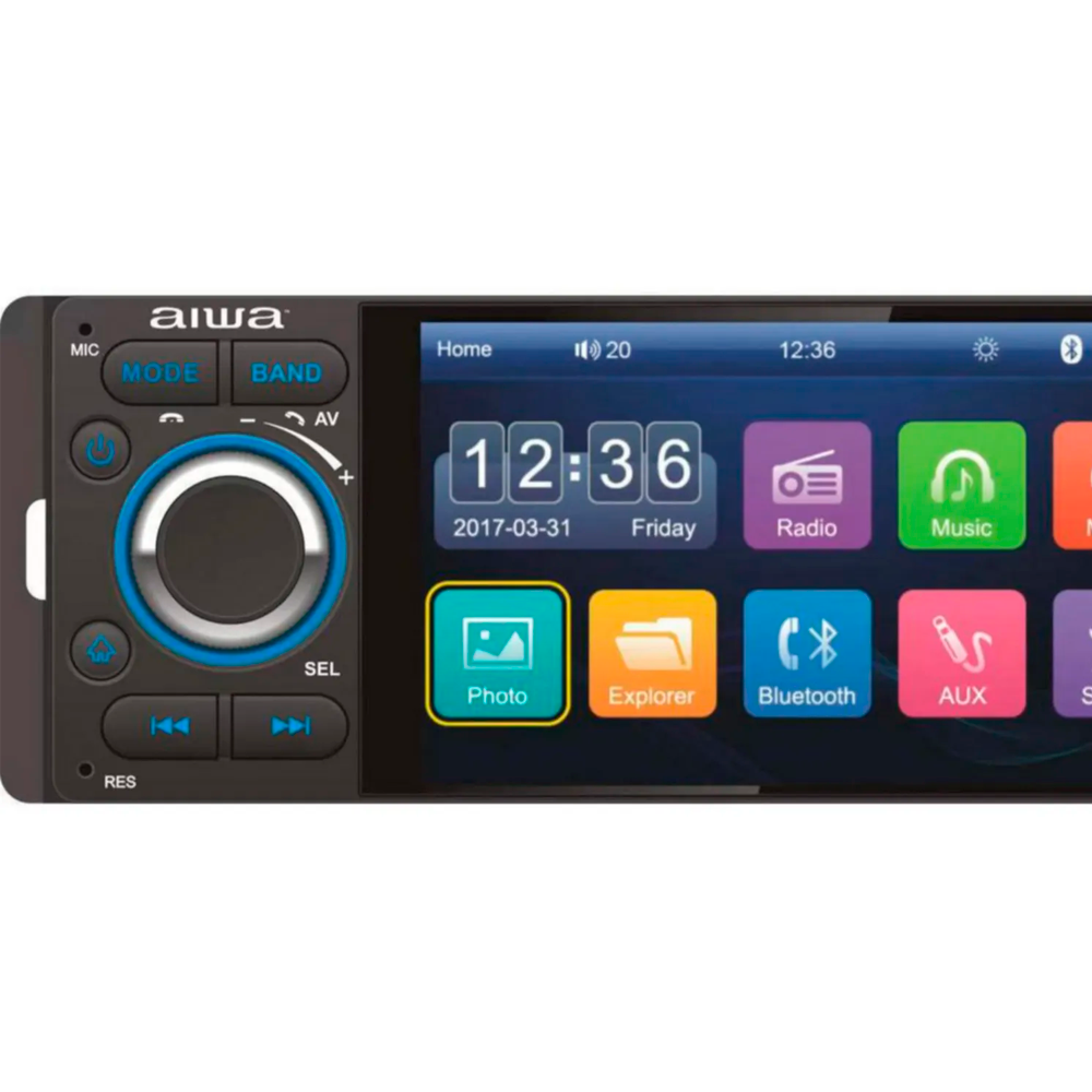 Autoradio Aiwa Tactil 4 Pulgadas 1 Din MirrorLink Bluetooth
