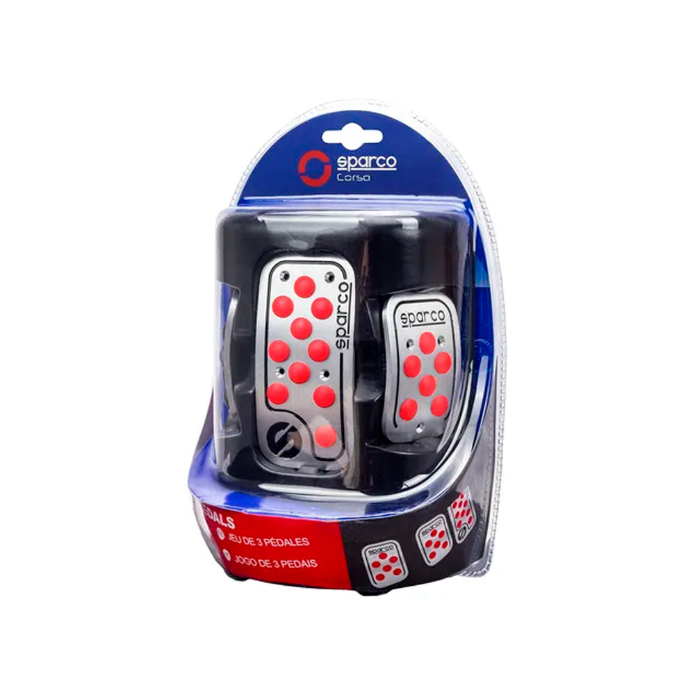 Set de Pedales SParco Aluminio Goma SPC406