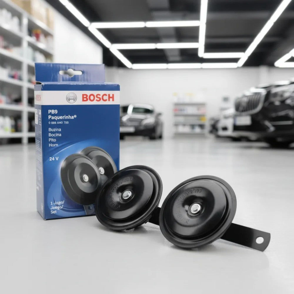Claxon Bosch Caracol 24v Set x 2 0986 Ah0 703