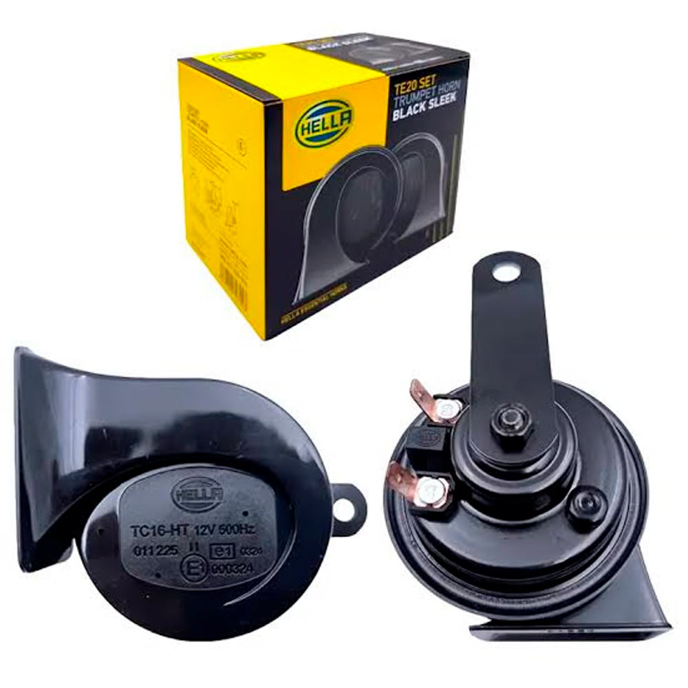Claxon Hella Caracol 12v 110dB Te20 500Hz Super Tono