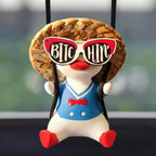 Colgando Parabrisa Auto Decorativo Patito Lentes Muñeco