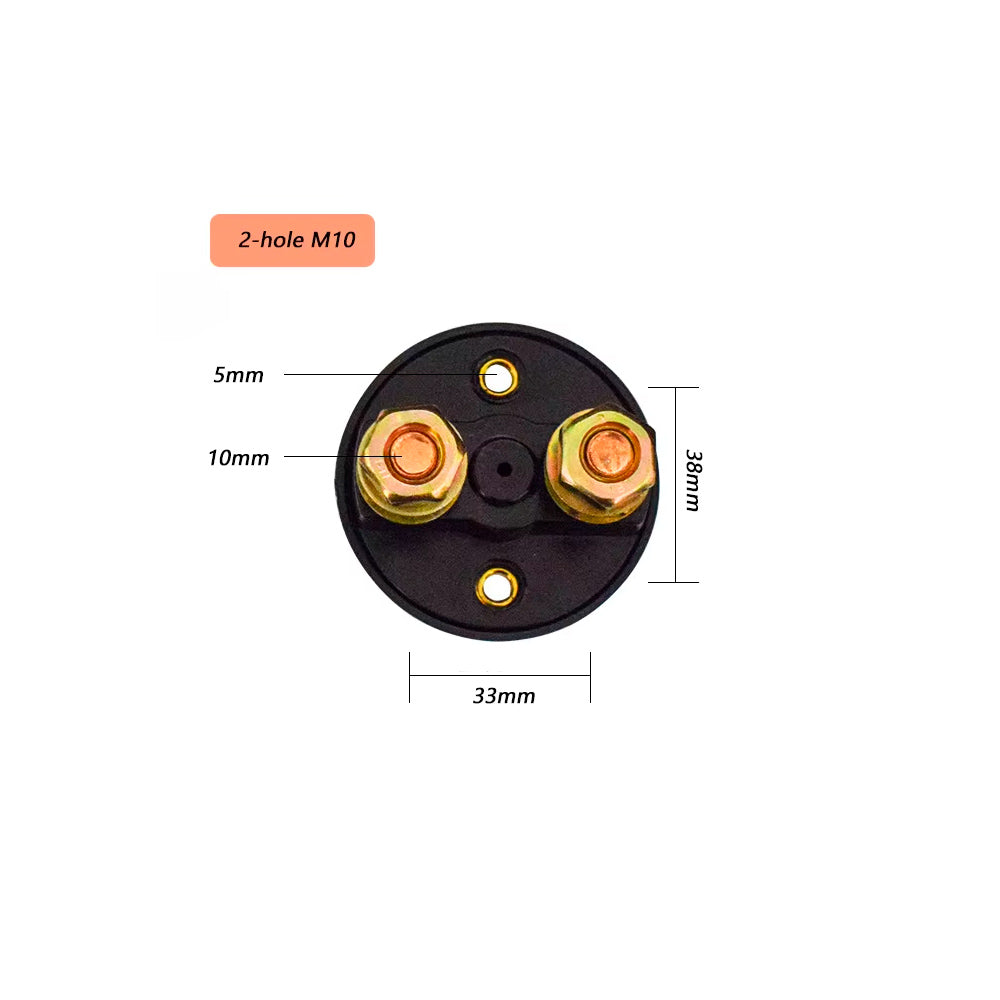 Corta Corriente Kavto 12v 24v 2 Huecos M10