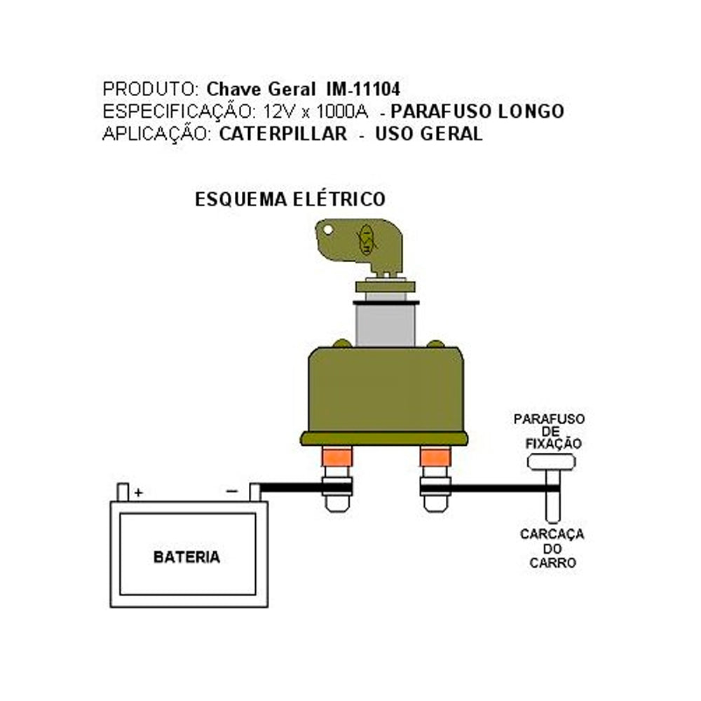 Corta Corriente Marilia 12v 24v 1000 A