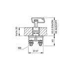 Corta Corriente Monark 12v 24v M8 Aleman
