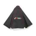 Cofia Cubre Cubierta Palanca Toyota Trd Cuero Pu Costura Roja