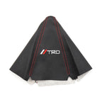 Cofia Cubre Cubierta Palanca Toyota Trd Cuero Pu Costura Roja