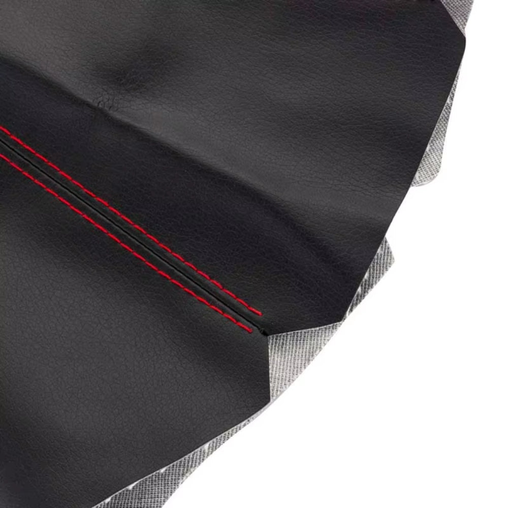 Cofia Cubre Cubierta Palanca Toyota Trd Cuero Pu Costura Roja