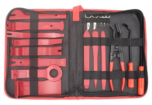 Kit 19 Herramientas Desarmar Panel Desmontar Tablero Auto