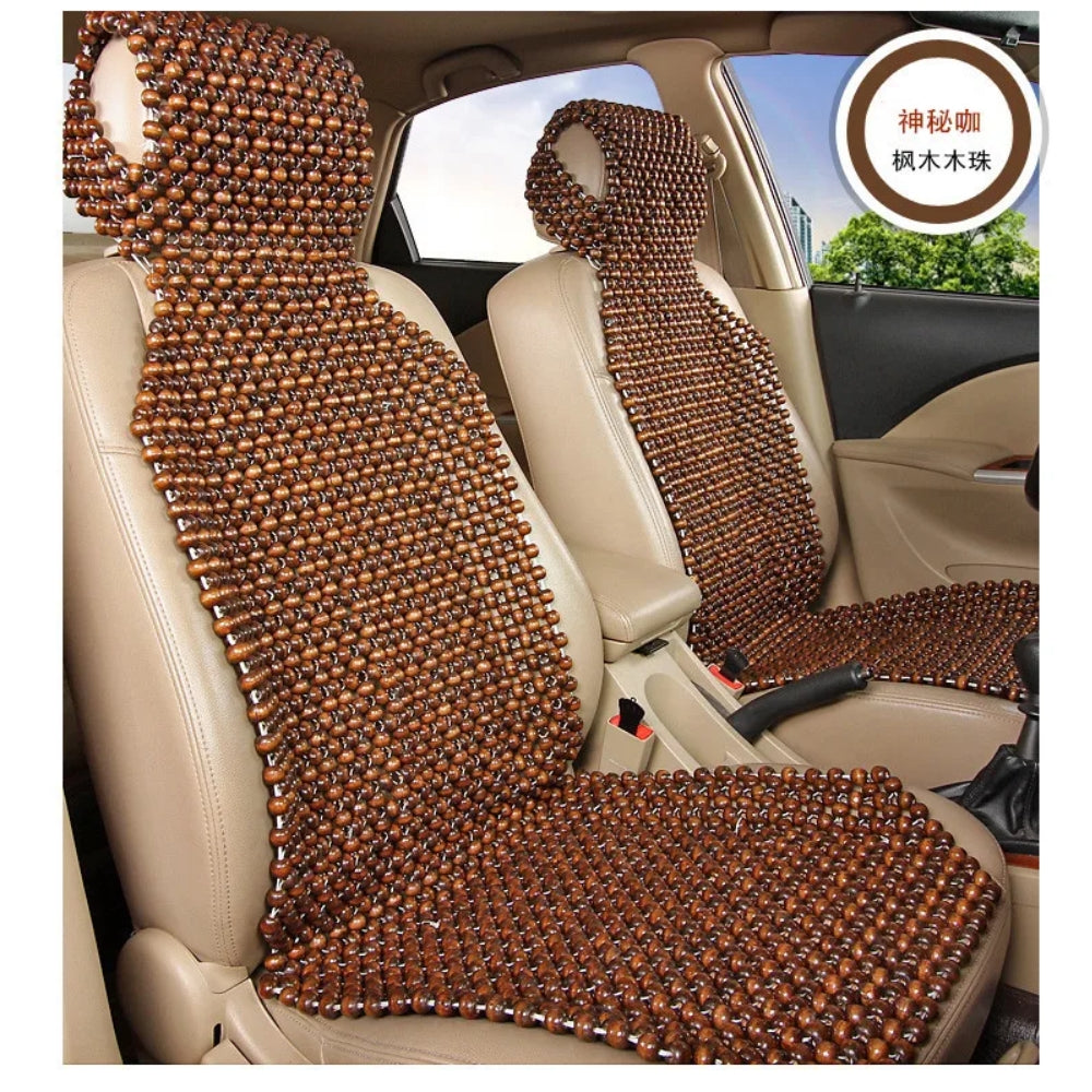 Respaldar Bolita Auto asiento Antitranspirante Madera