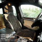 Respaldar Bolita Auto asiento Antitranspirante Madera