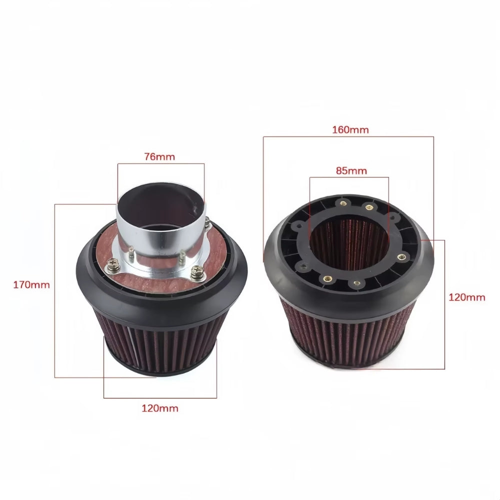 Filtro Aire Apexi Alto Flujo doble embudo 76mm