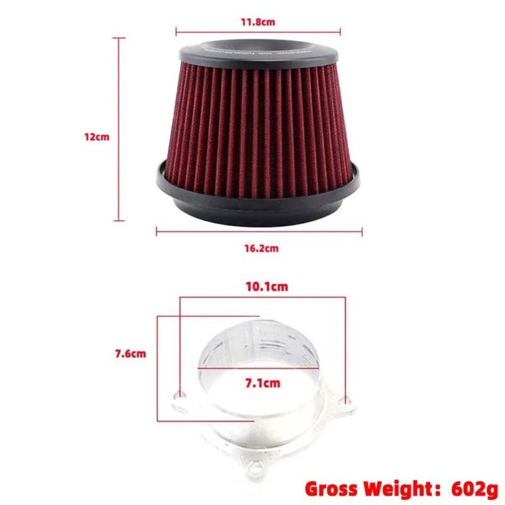 Filtro Aire Apexi Alto Flujo doble embudo 76mm