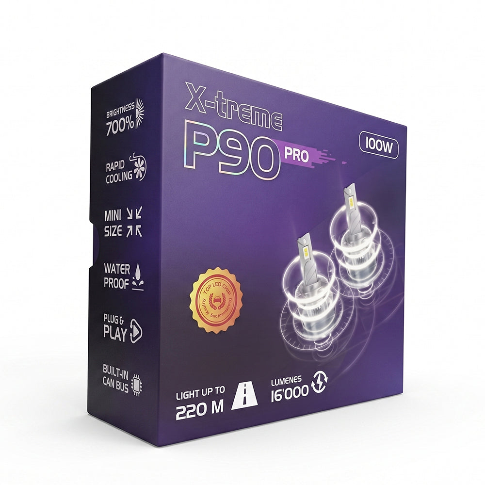 FOCOS H4 LED X-TREME P90 PRO 100W 16,000 LM
