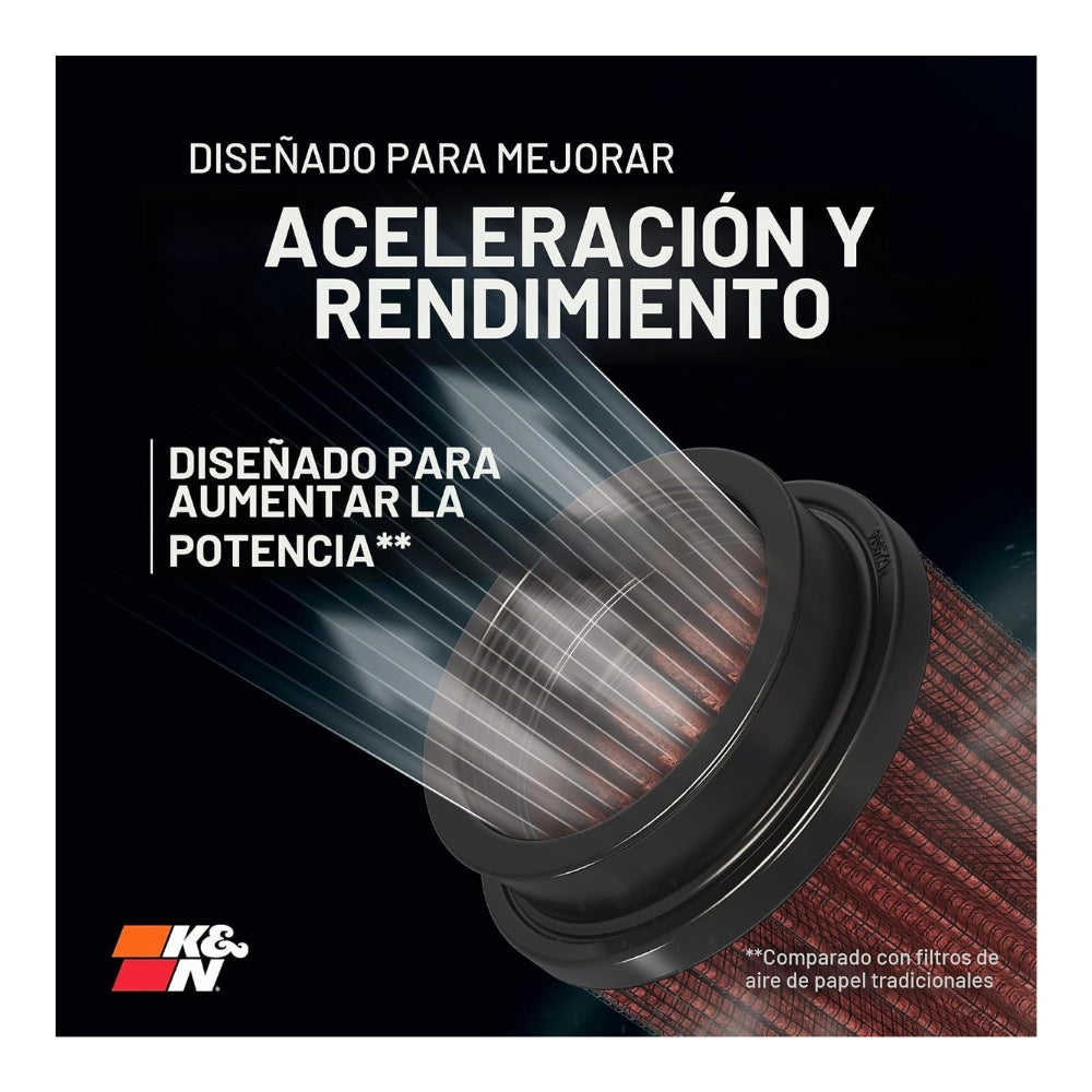 Filtro K&N Universal 4 Pulgadas C03749 RD-1460