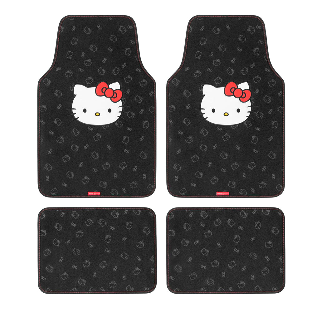 Piso Alfombra Hello Kitty 4 Pcs Antideslizante