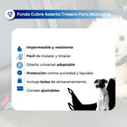 Forro Protector Asiento B-Equip Mascotas 3 en 1