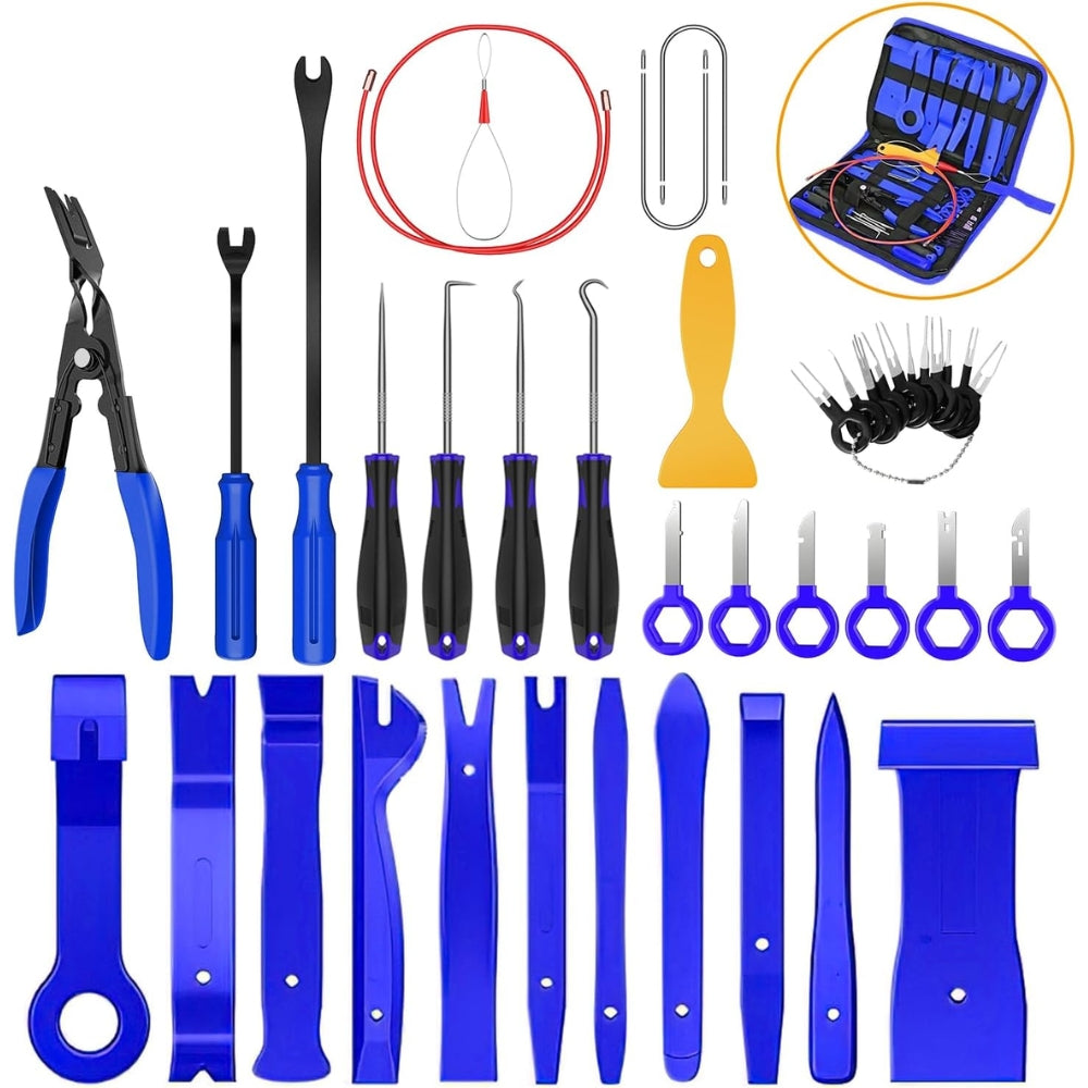 Kit 40Pcs Paletas Desmontaje Desarmar Panel Desmontar Tablero Auto