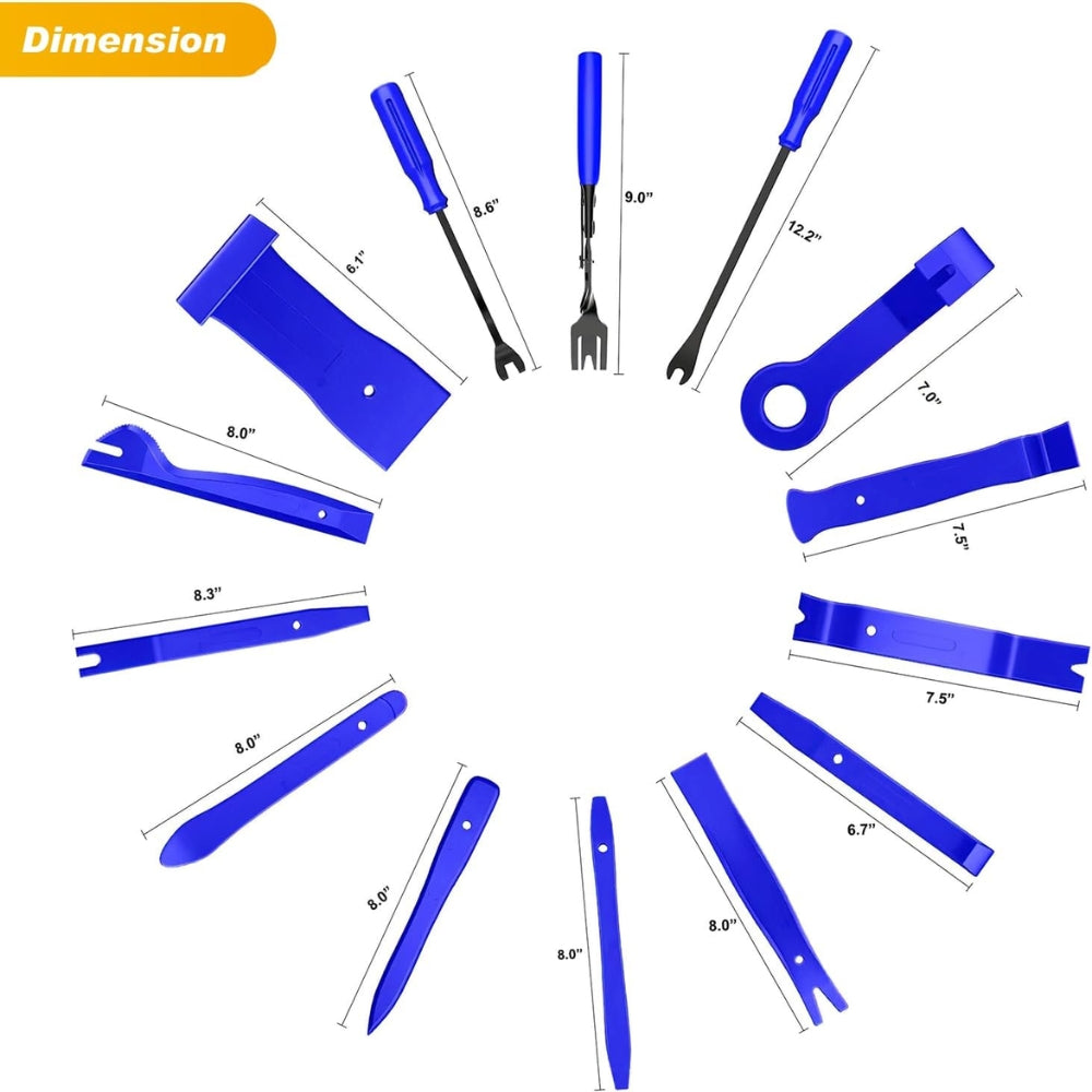 Kit 40Pcs Paletas Desmontaje Desarmar Panel Desmontar Tablero Auto