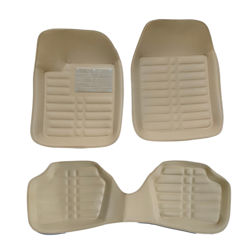 Piso Bandeja 3D Universal Eco Cuero 3 Pcs Auto