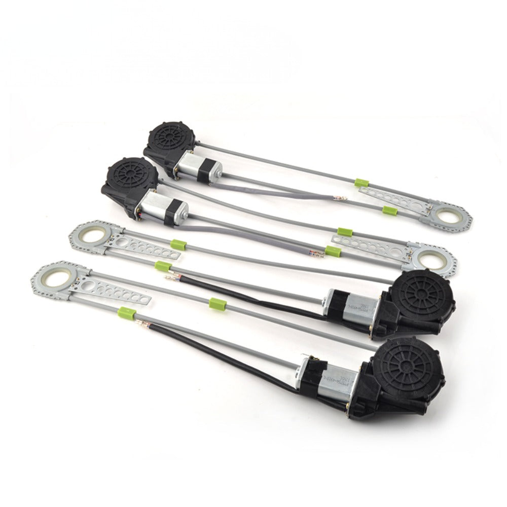 KIT LEVANTA LUNAS KAVTO 4 PUERTAS SISTEMA COMPLETO
