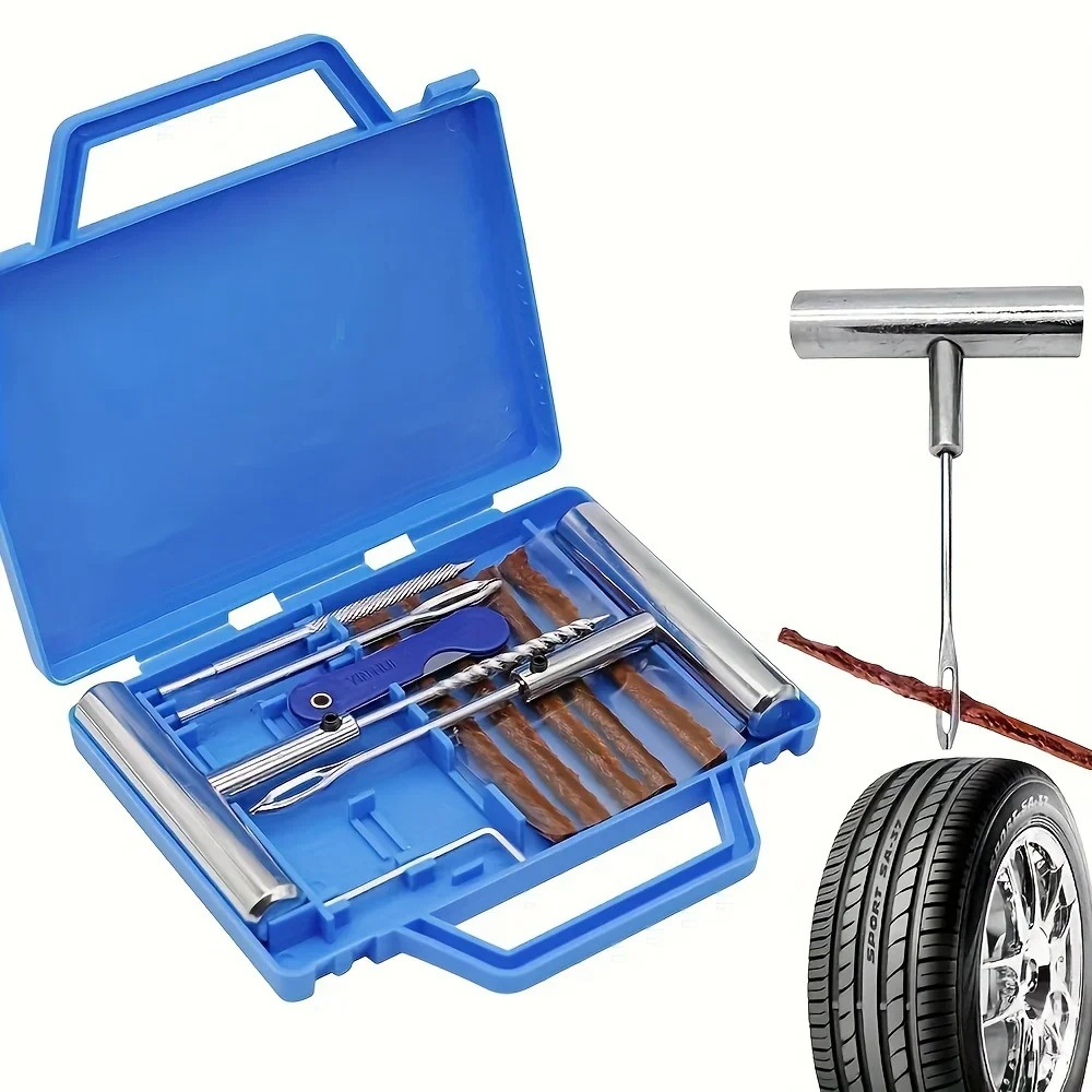 Kit Reparacion Llanta Profesional Auto Moto Coche Neumatico
