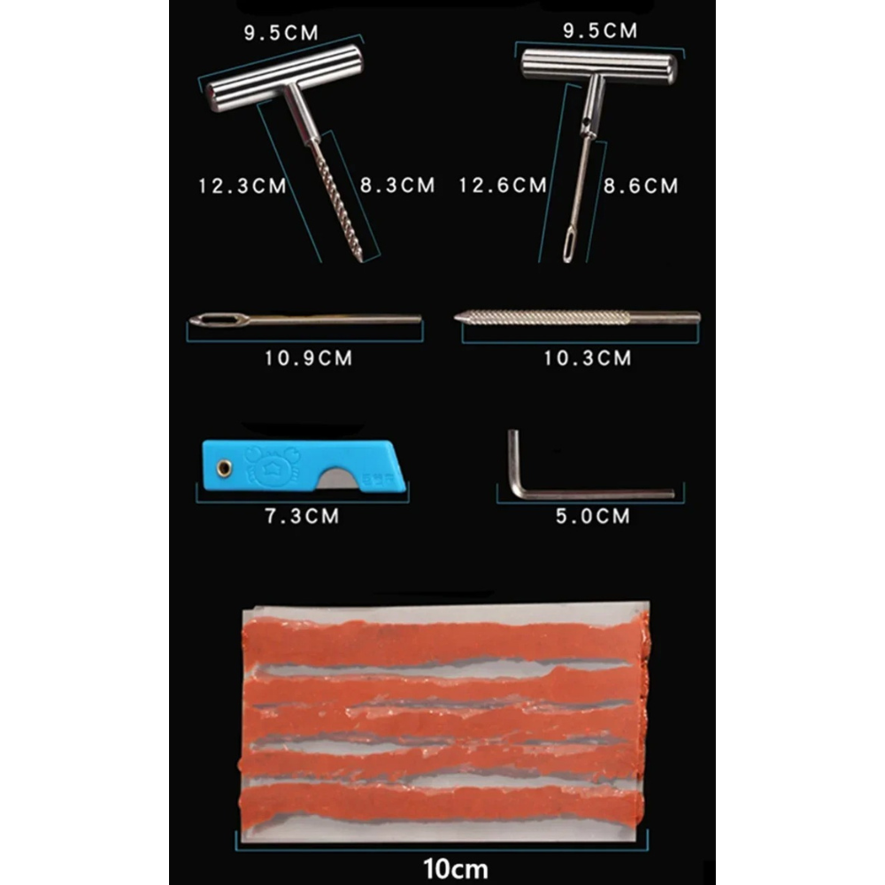 Kit Reparacion Llanta Profesional Auto Moto Coche Neumatico