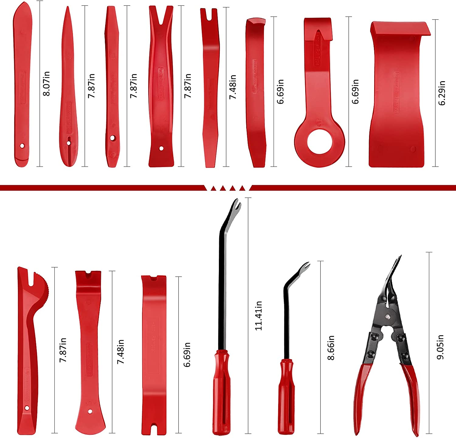Kit 38 Herramientas Desarmar Panel Desmontar Tablero Auto
