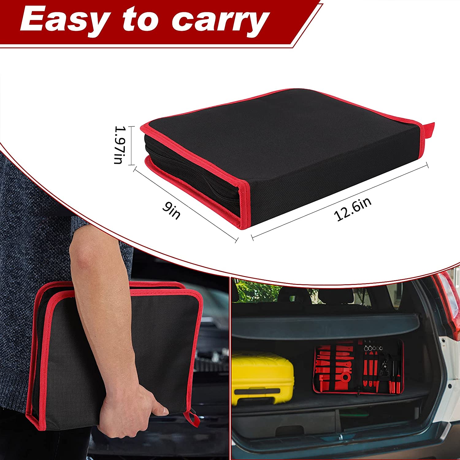 Kit 38 Herramientas Desarmar Panel Desmontar Tablero Auto