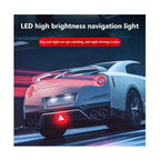 Luz de Freno LED Estilo F1 Universal para Auto, Moto y Camioneta