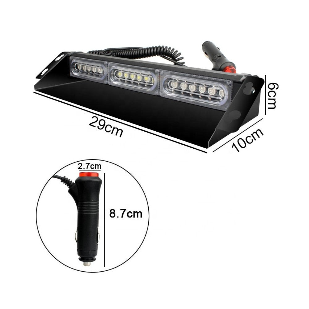 Led Estroboscopica Policial Emergencia 18 Led Parabrisa