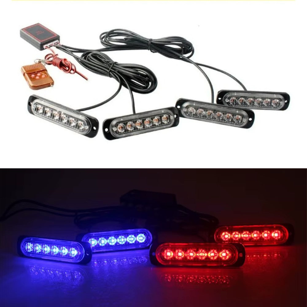 Led Estroboscopica Policial Emergencia 24 Led