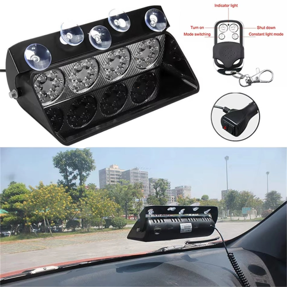 Led Estroboscopica Policial Emergencia 24 Led Parabrisa