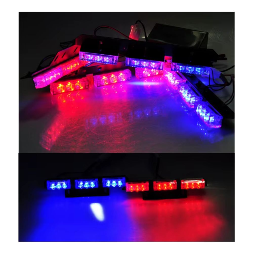 Led Estroboscopica Policial Emergencia 36 Led Parrilla