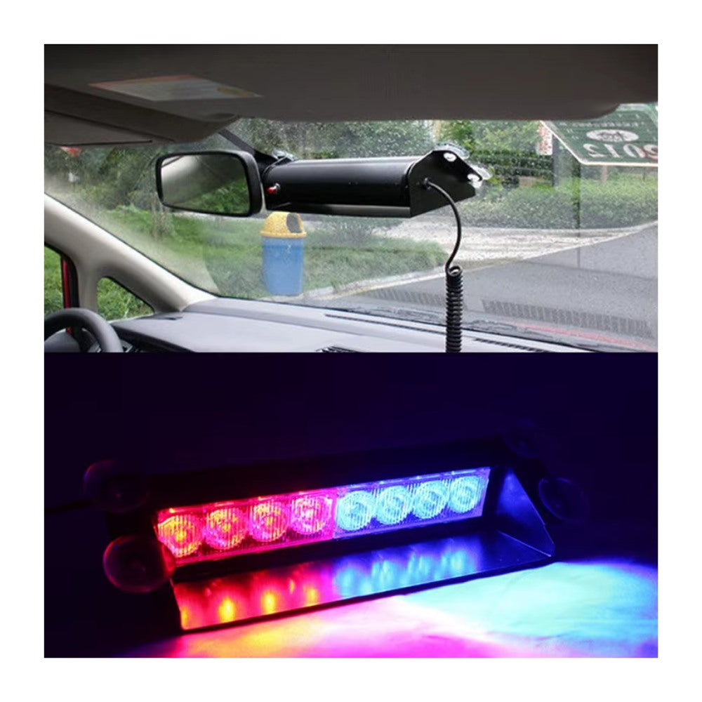 Led Estroboscopica Policial Emergencia 8 Led Parabrisa