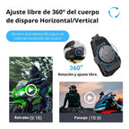 Audífonos Bluetooth para Casco con Cámara HD 1080P IPX6 32GB WiFi Moto