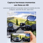 Audífonos Bluetooth para Casco con Cámara HD 1080P IPX6 32GB WiFi Moto