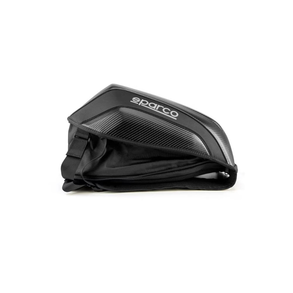 Mochila Sparco de Fibra Carbono Para Moto Casco