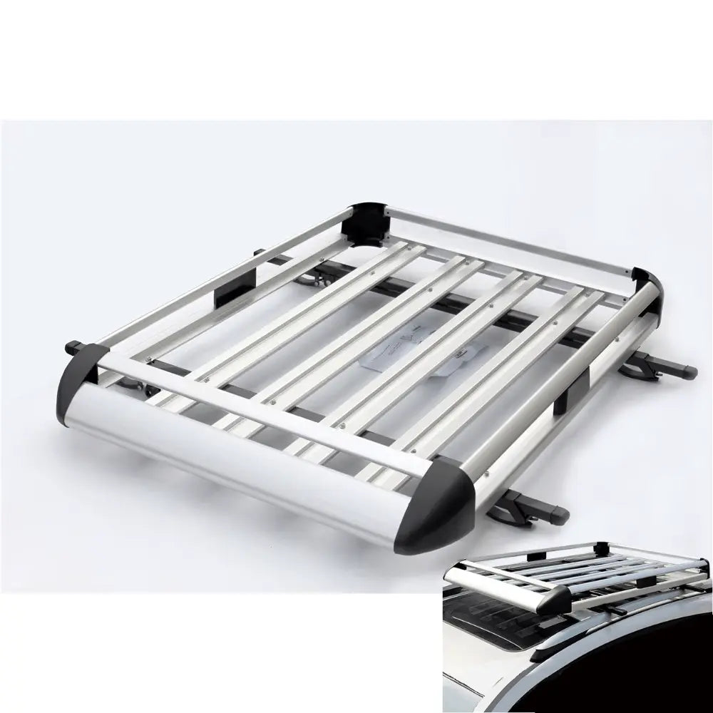 Combo Parrilla Portaequipaje Aluminio 140x100 cm para SUV