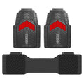Piso Sparco Pvc 3 Pcs Spf523 Rojo