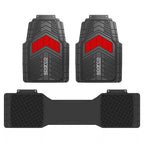 Piso Sparco Pvc 3 Pcs Spf523 Rojo