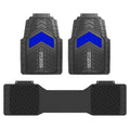 Piso Sparco Pvc 3 Pcs Spf523 Azul
