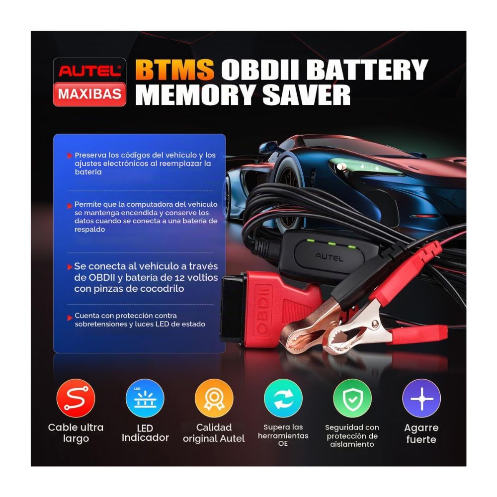 AUTEL MEMORY SAVER MAXIBAS BTMS BA-100
