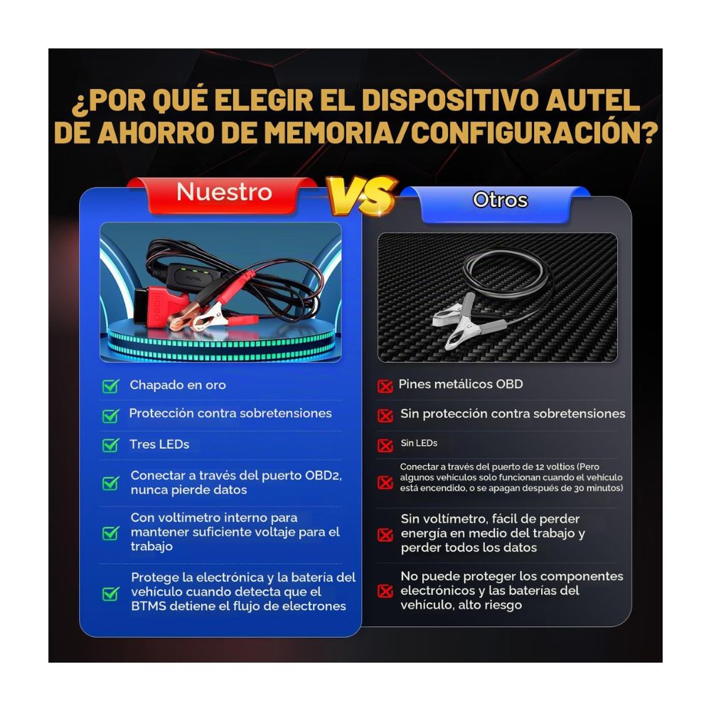AUTEL MEMORY SAVER MAXIBAS BTMS BA-100